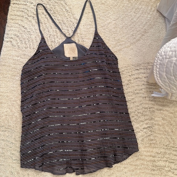 Chasor beaded cami. Size XS. EUC. Made in India. - Picture 1 of 8